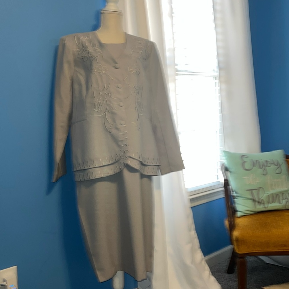 BFA Classics Two piece Dress with Jacket, Size 18W